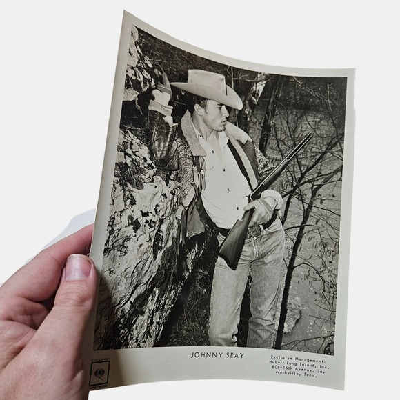 Other - Vintage 1960s Johnny Seay Country Music 8x10 Press Photo &‎ Press Releases